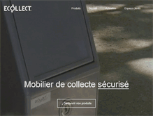 Tablet Screenshot of ecollect.fr