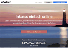 Tablet Screenshot of ecollect.de